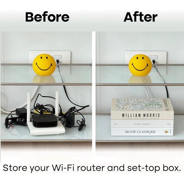 Декоративна коробка для кабелів у формі книги, розширювана коробка-органайзер для кабелів із магнітною застібкою для дому та офісу (Синій корал, Великий). Синій корал. Велика коробка.