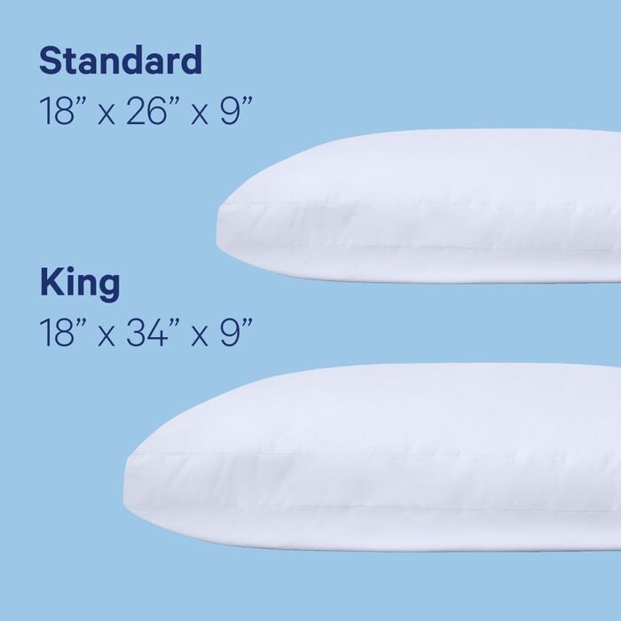 Подушка Casper Sleep Original для сну, розмір King, біла, розмір King ()