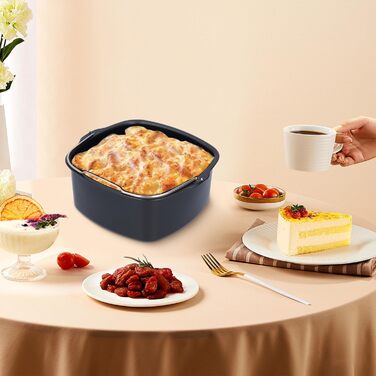 Тісстингова фритюрниця Форма для торта, залізний торт для випічки Бочка для випічки сиру Форми для випічки тортів Форма для випічки хліба Форма для хліба Аксесуари для фритюрниці для HD9925 HD9860 HD9905 01 (18 см)