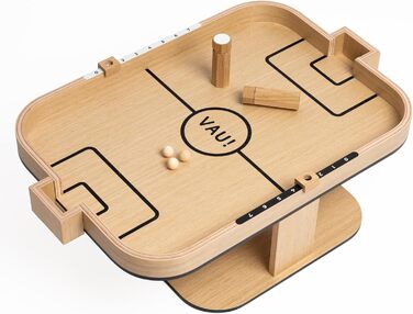 Міні-стіл для аерохокею VAU магнітний дерев&39яний настільний футбол для дітей та дорослих екологічно чисті настільні ігри без екрану ручної роботи, міцний, без пластику