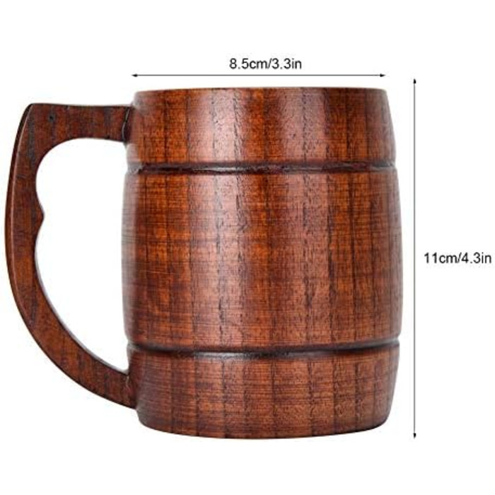 Дерев&39яна чаша, натуральна, чиста, ручної роботи, екологічно чиста, легка, проста, елегантна, для води, пива, чаю, чашки для пиття, кухлі, щоденне використання