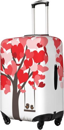 Чохол для валізи Дерево Любові, еластичний захист від подряпин, розмір XL, чорний (95 см)