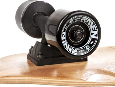 Лонгборд RAVEN Trevix 41" для дітей дорослих хлопчиків дівчаток алюмінієві траки ABEC-9 хром PU колеса 70x51 мм drop-through freeride cruiser повний компліт для початківців профі оригінал 2025