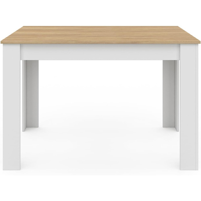 Прямокутний обідній стіл ROZY на 4 особи, стільниця з білого бука, 110 см