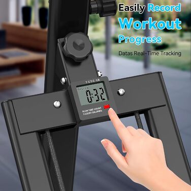 Сходовий тренажер для домашнього використання, складний, з великою педаллю, вертикальний тренажер для тренування всього тіла, степер для домашніх тренувань з вантажопідйомністю 110 кг