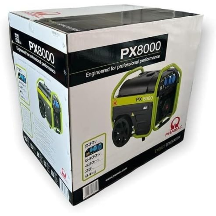 Бензиновий генератор PX 8000 T - трифазний