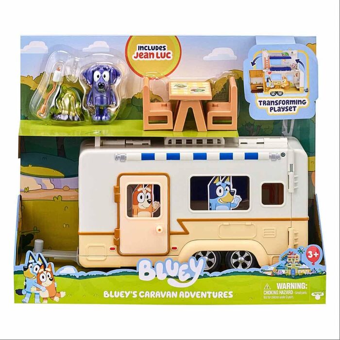 Ігровий набір Bluey Караван з фігурками (6,3-7,6 см)