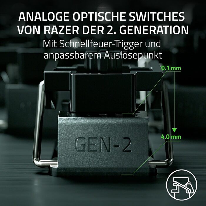 Аналогова оптична кіберспортивна клавіатура без цифрової клавіатури Snap Tap & Rapid Trigger (Цифровий циферблат і кнопка управлін