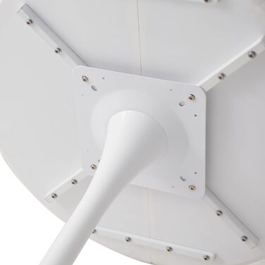 Круглий обідній стіл, сучасний обідній стіл у стилі кежуал, підходить для 2-4 осіб, ідеально підходить для вітальні, їдальні, кухні, кафе - Білий - 80 см 80*80*75 см Білий