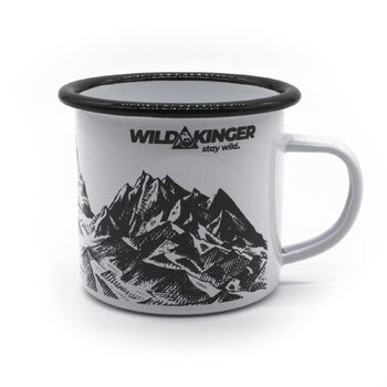 Емальована кружка Wildkinger Mountains Cup Outdoor Camping Cafe Chicken White 350 мл