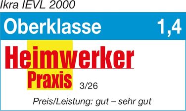 Аератор газону IEVL 2000, мішок для збору трави 55л, ширина захвату 40см, потужність 2000 Вт