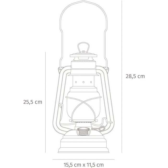 Ліхтар Feuerhand Baby Special Storm Lantern 276 (оцинкований)