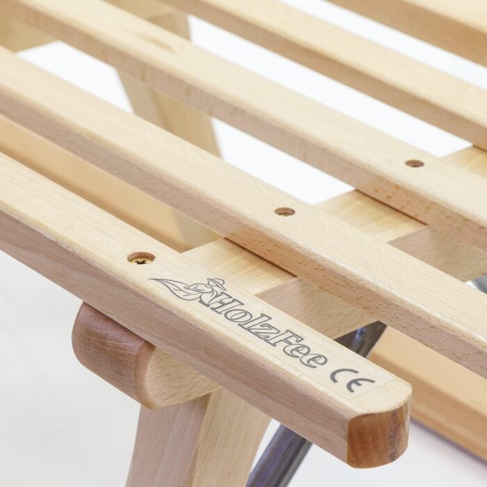 Санки Holzfee Colint Baran 110 RL дерев'яні зі спинкою, 110 см