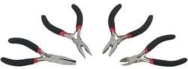 Набір плоскогубців для електроніки та точної механіки, 4 шт.