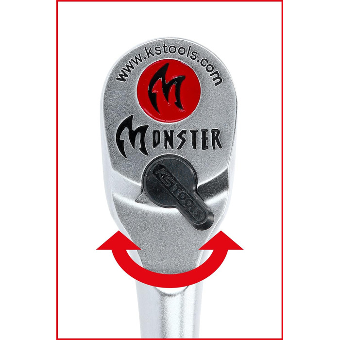 Реверсивна тріскачка 3/8 Monster, 100 зубців, 935.3890