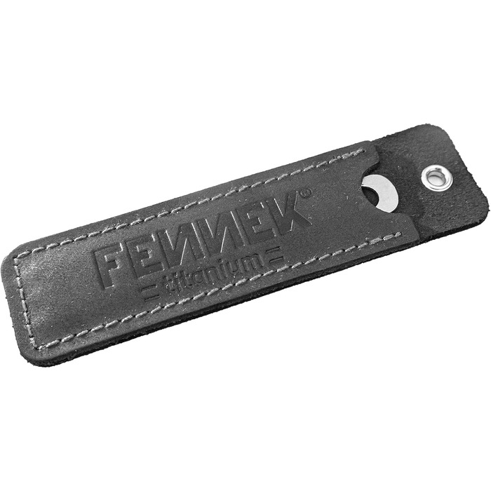 Титанова кирка FENNEK XL у високоякісному шкіряному чохлі Зроблено в Німеччині Ідеально підходить для кемпінгу, наметів, відпусток, фестивалів, бушкрафту, походів