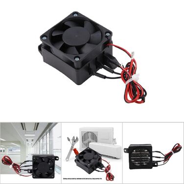 Повітряний нагрівач з вентилятором PTC 220 В 300 Вт, нагрівач PTC 12 В, електричний нагрівач PTC з постійною температурою 12 В (вентилятор 12 В 300 Вт)