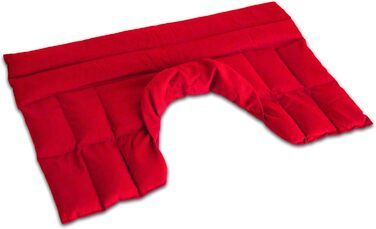 Подушка для плечей та шиї з коміром Вишнева кісточка органічна червона тканина забезпечує тепло для шиї альтернатива традиційній подушці для шиї
