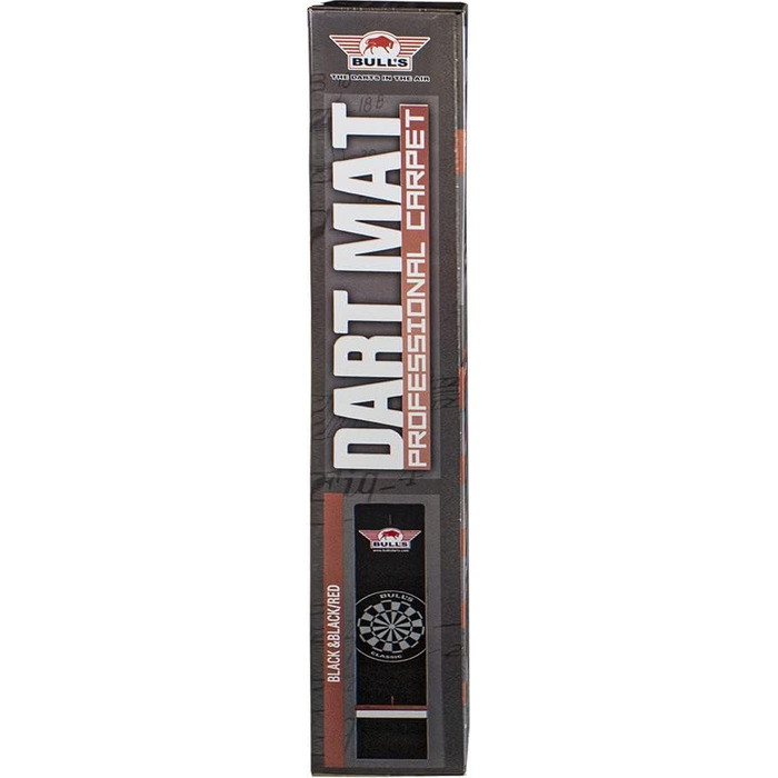 Килимок для дротиків Bull&39s Professional - чорно-червоний ожерений 300x65 см - 100 синтетичний матеріал