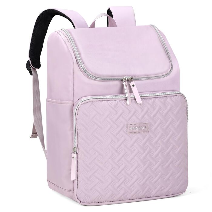 Жіночий рюкзак-холодильник 17 л, маленький терморюкзак, ізольований рюкзак-холодильник для кемпінгу, пікніка, пляжу, фіолетовий