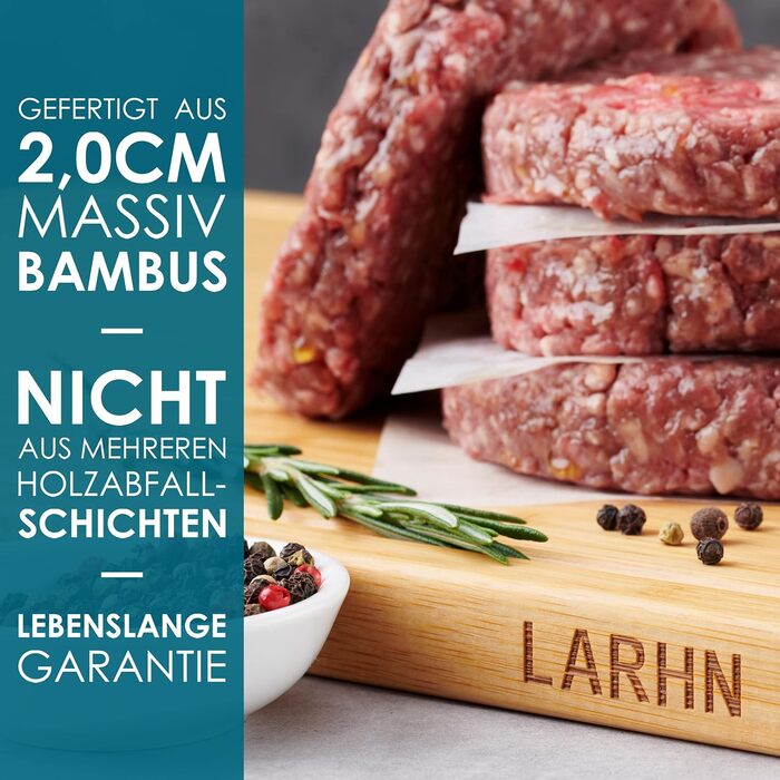 Дерев'яна обробна дошка та піднос 2-в-1 з бамбука - великий - 38 x 25 x 2 см - Ідеальна кухня з дерев'яної дошки для нарізання та