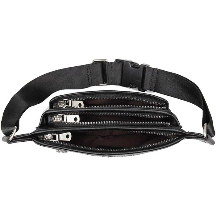 Велосипедна сумка для подорожей на талії модний поясний мішок, старовинна сумка з натуральної шкіри на поясі / регульований поясни