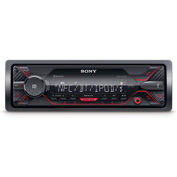 Автомагнітола Sony DSX-A410BT MP3 (подвійний Bluetooth, NFC, USB, AUX порт, підсвічування, 4 x 55 Вт, гучний зв'язок) червоний червоний з Bluetooth (NFC) Одинарний