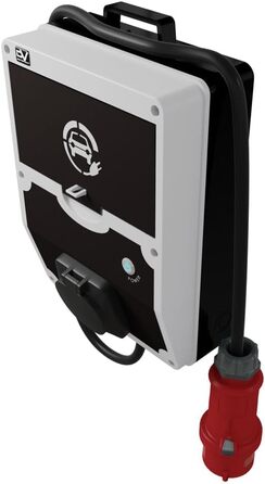 Мобільна настінна зарядна станція Doktorvolt 11kw тип 2 зарядний пристрій для електромобілів e-car CEE штекер 16A