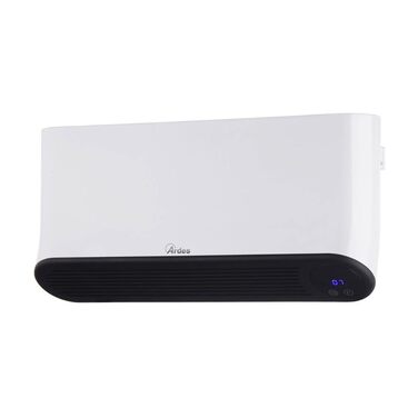Керамічний настінний обігрівач ARDES AR4W05P PARETO FLEX 2000Вт, вологозахищений (Waterproof) для ванної кімнати, з програмуванням, 12-годинним таймером та цифровим LED-дисплеєм, білий