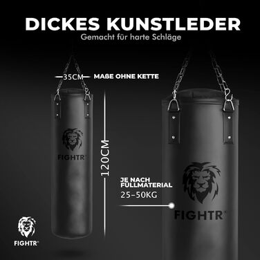 Боксерська груша з наповненням/без наповнення - надзвичайно міцна та довговічна Набір боксерських груш з 4-точковим сталевим ланцю