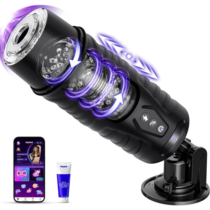 Мастурбатор Honeyexp для чоловіків, з AI-інтерактивом, 7 режимів, телескопічна функція та обертання