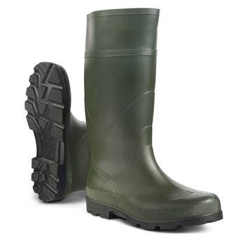 Чоловічі гумові чоботи JUJU Водонепроникні гумові чоботи до коліна Міцні чоботи з ПВХ Універсальні гумові чоботи для чоловіків, розмір 39 1/3 EU, зелені