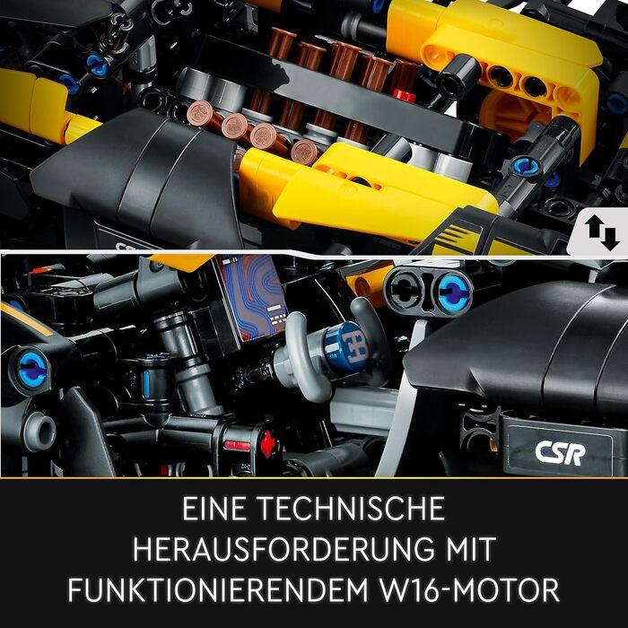 Конструктор LEGO Technic 42151, модель Bugatti Bolide, 905 деталей