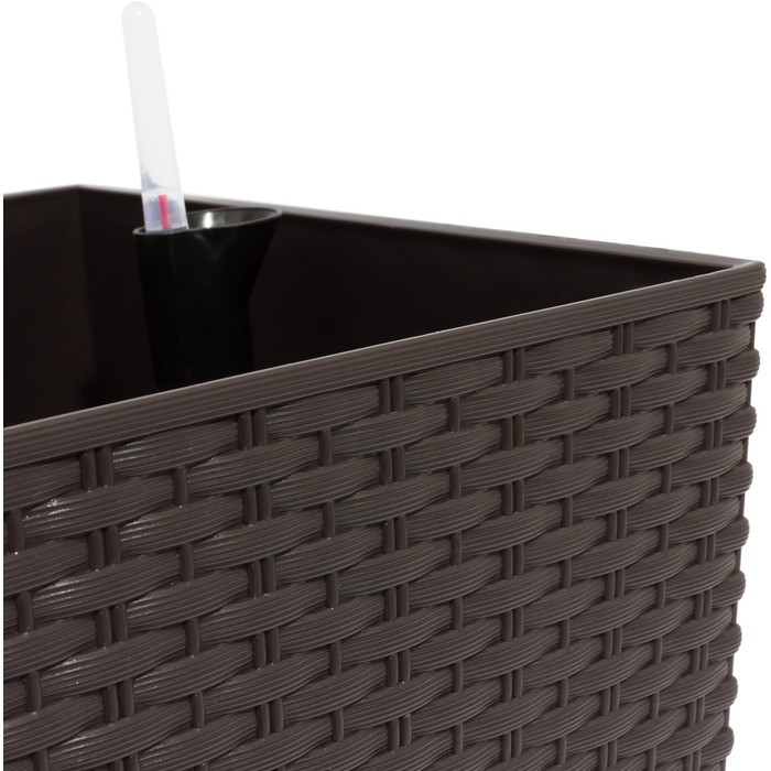 Кашпо Jatery Garden об&39ємом 72 літри з системою поливу темно-охристого кольору, 80 x 33 x 65 см, з ніжками 80 см