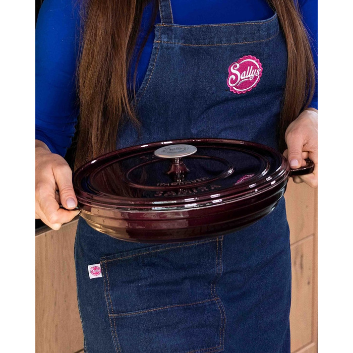 Чавунна каструля Sally's 'Samira - міцна та високоякісна перлина для ідеального приготування їжі - об'ємом 2,2 літра, для всіх тип