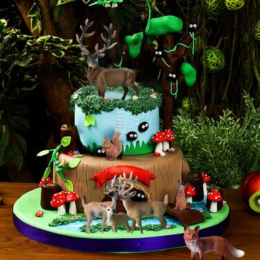 Набір фігурок тварин SIENON, 7 шт., лісові мешканці