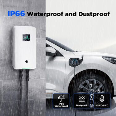 Зарядна станція для електромобілів Morec 7KW 32A ev зарядний пристрій типу 2 за стандартом ЄС IEC 62196-2 шт. екер з кабелем живле