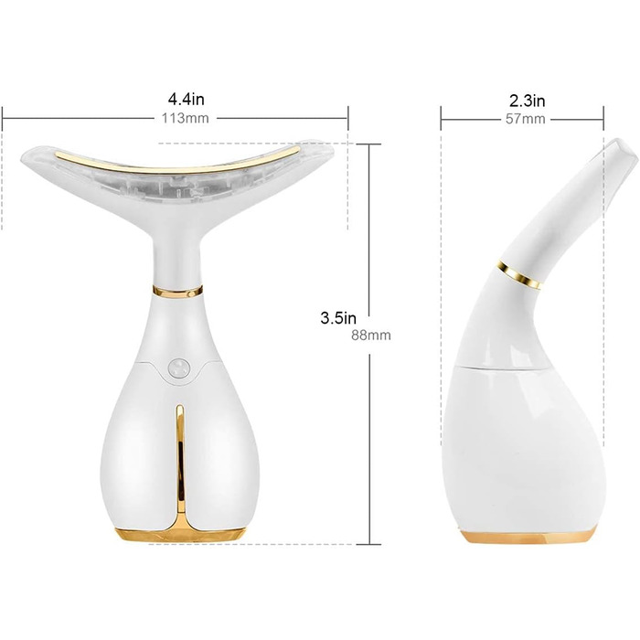 Електричний масажер для обличчя Ms.W проти старіння, масажер для обличчя проти зморшок, масажер для обличчя проти зморшок, масажер для обличчя проти зморшок, вібраційний масаж обличчя, пристрої для краси обличчя, 3 режими золотого масажера для обличчя