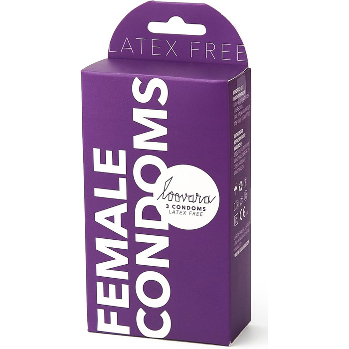 Жіночі презервативи Loovara, без латексу, 3 шт