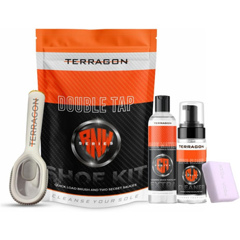 Комплект взуття Terragon Double Tap - подвійна дія, подвійний удар взуття таке чисте, що воно заявляє про себе., різнокольорове/океанські припливи, 10x8