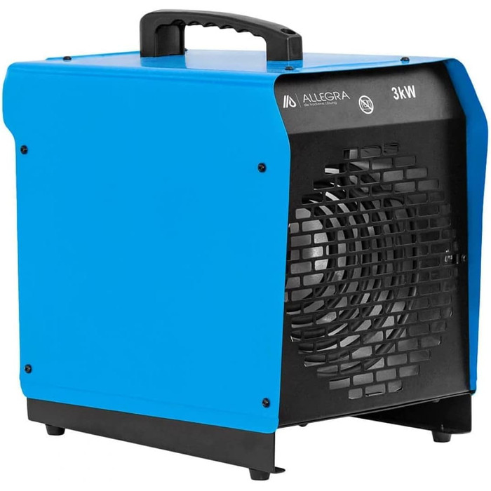 Тепловентилятор 3000 Вт будівельний обігрівач електричний 3 кВт для майстерні наметовий обігрівач кемпінговий, портативний обігрів