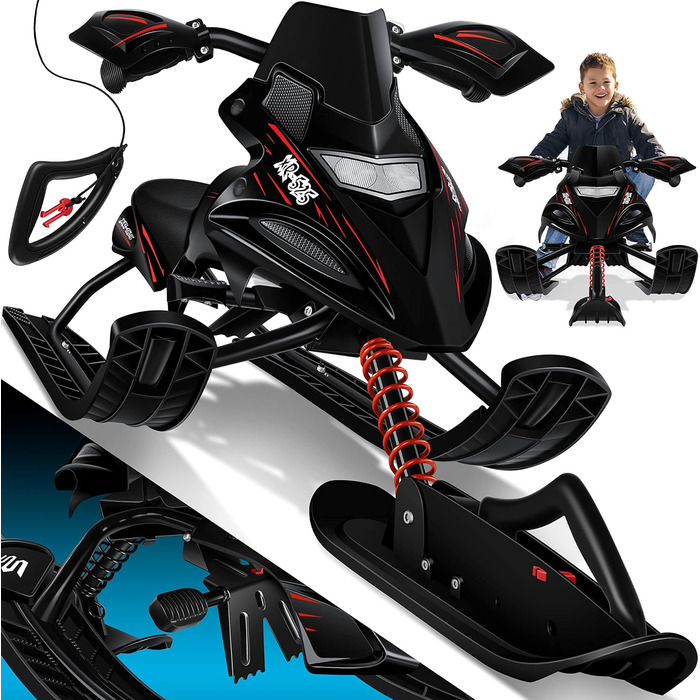 Дитячий снігохід Kesser XR-525, кермовий, з ножними гальмами