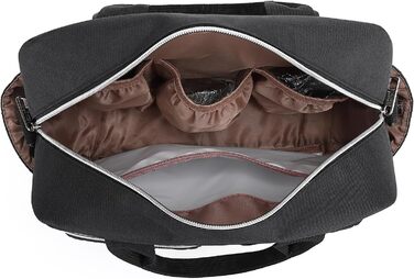 Сумка для пеленання дитини, стильна, для мами і тата, дорожня сумка-трансформер з ізольованими кишенями чорна