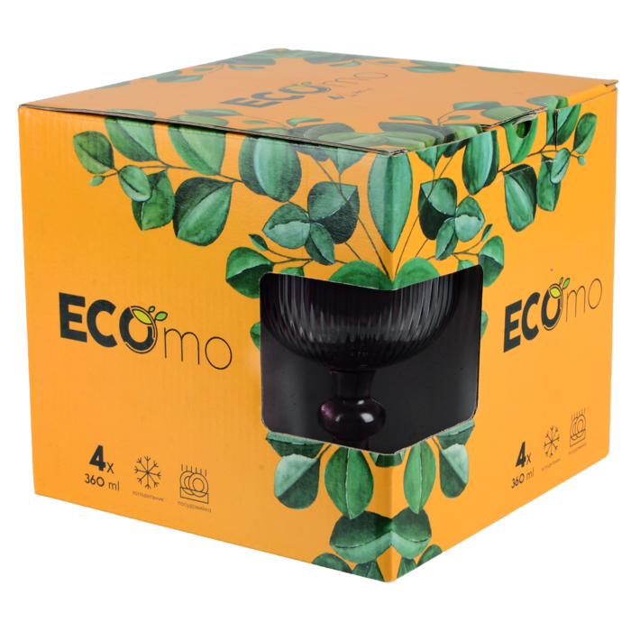 Набір келихів ECOmo Party, 4х360 мл (7137638)