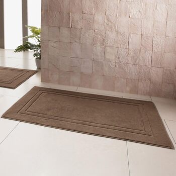Килимок для ванної Erwin Mller Walk-Frottier Konstanz Cappuccino Розмір 70x120 см - особливо пухнастий, об&39ємний, м&39який під ногами, міцний та вбирає вологу, 100 бавовна Cappuccino 70 x 120 см (прямокутний)