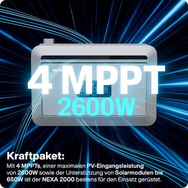 Інверторна система зберігання енергії - універсальне рішення для балконної електростанції з Wi-Fi, 2000