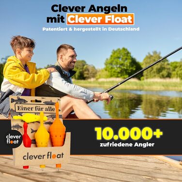 Комплект поплавців без повідця Поплавці з системою AirControl Рибальські поплавці з регульованим опором клювання Рибальські аксесуари, Поплавковий лов форелі, щуки та коропа VarioSet-E