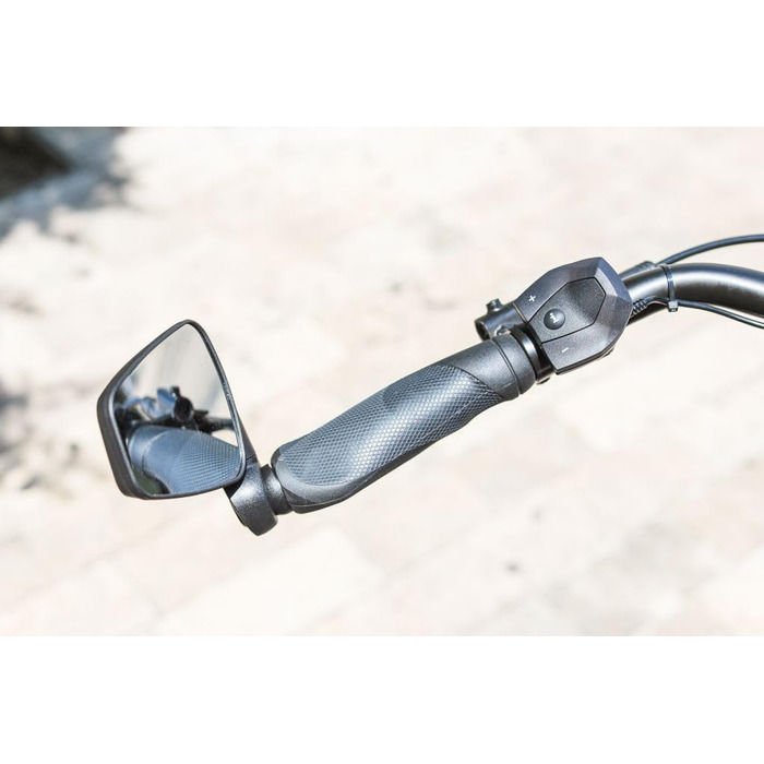 Велосипедні дзеркала ліве та праве - Велосипедні дзеркала для міста та відпочинку - Велосипедні дзеркала для електровелосипедів, складні, легкі та поворотні, чорні, ліве та праве, 2 -