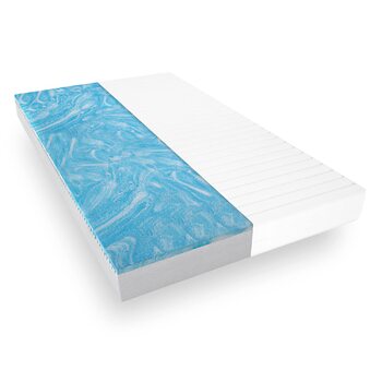 Матрац Mister Sandman Gel Foam 180 x 200 см Ергономічний 7-зонний матрац з холодною піною та серцевиною з гелевої піни Рівень жорсткості H2 та H3 Дихаючий та охолоджувальний Висота 15 см