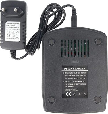 Зарядний пристрій, сумісний з акумулятором крана HBC FuB05AA, заряджає NiMH та старіші акумуляторні блоки